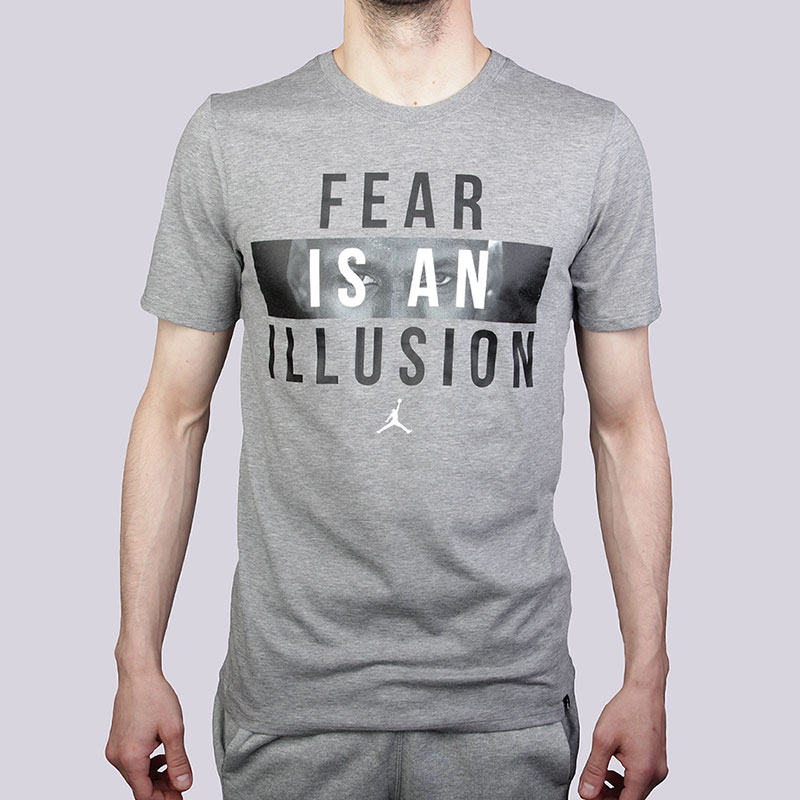 

Футболка Jordan Motivational Dri-Fit Tee, Серый