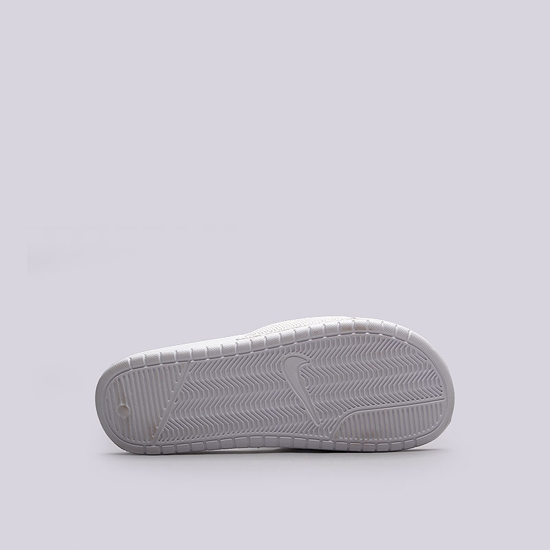 мужские белые сланцы Nike Benassi JDI FO QS 801779-114 - цена, описание, фото 2