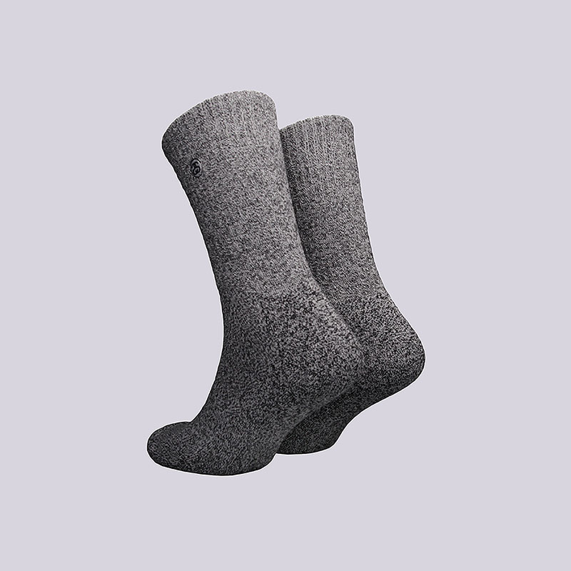 мужские серые носки Stussy Mini SS-Link Crew Socks 138557-grey - цена, описание, фото 2