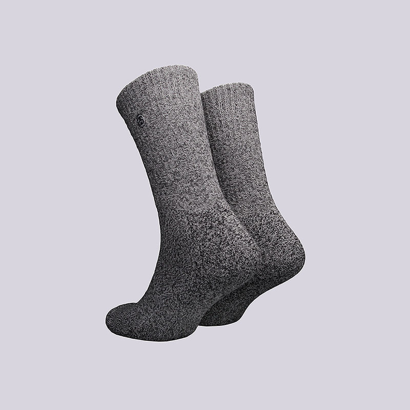 Мужские носки Stussy Mini SS-Link Crew Socks (138557-grey)  - цена, описание, фото 2