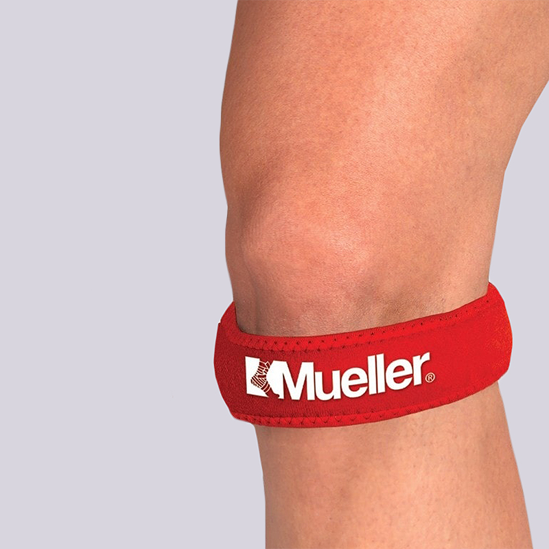  красное ремень на колено Mueller Jumper's Knee Strap 991 red. - цена, описание, фото 1
