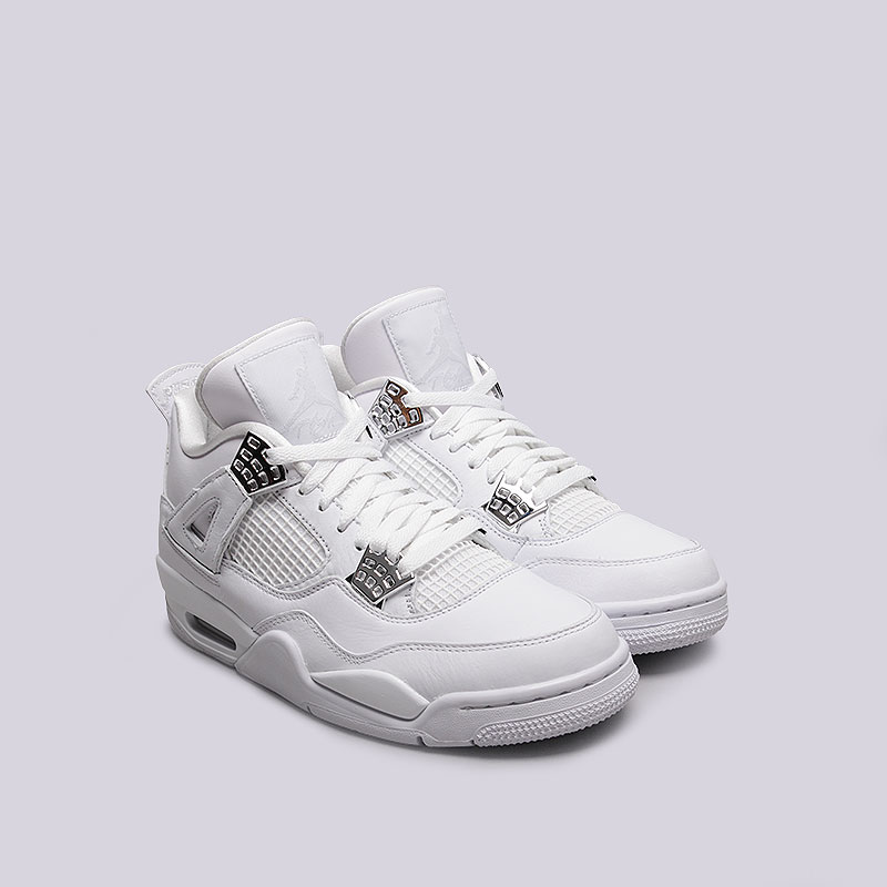 мужские белые кроссовки Jordan IV Retro 308497-100 - цена, описание, фото 3