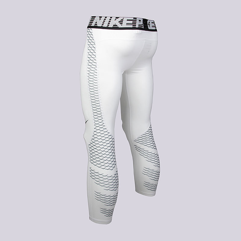 мужские белые кальсоны Nike M NP HPRCL TGHT 3QT 828164-100 - цена, описание, фото 2
