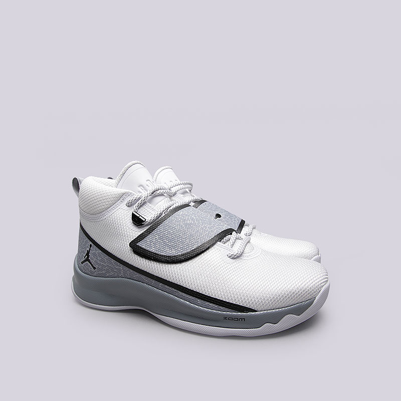 мужские белые баскетбольные кроссовки  Jordan Super.Fly 5 PO 881571-103 - цена, описание, фото 2