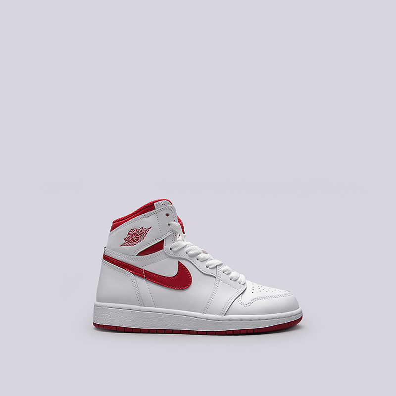 женские белые кроссовки  Jordan 1 Retro High OG BG 575441-103 - цена, описание, фото 1