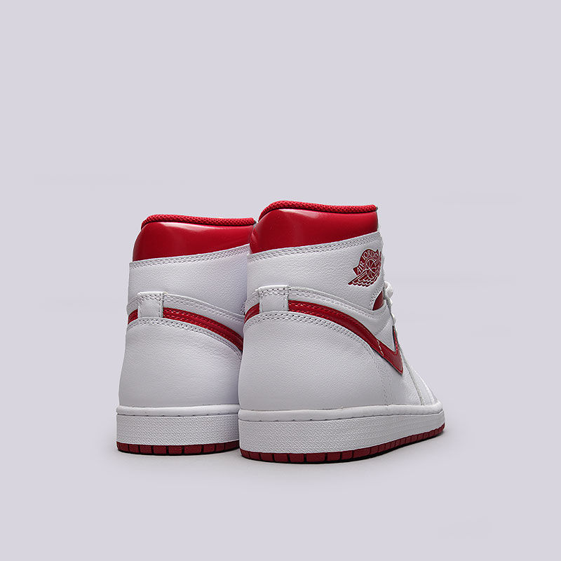 мужские белые кроссовки Jordan 1 Retro High OG 555088-103 - цена, описание, фото 5