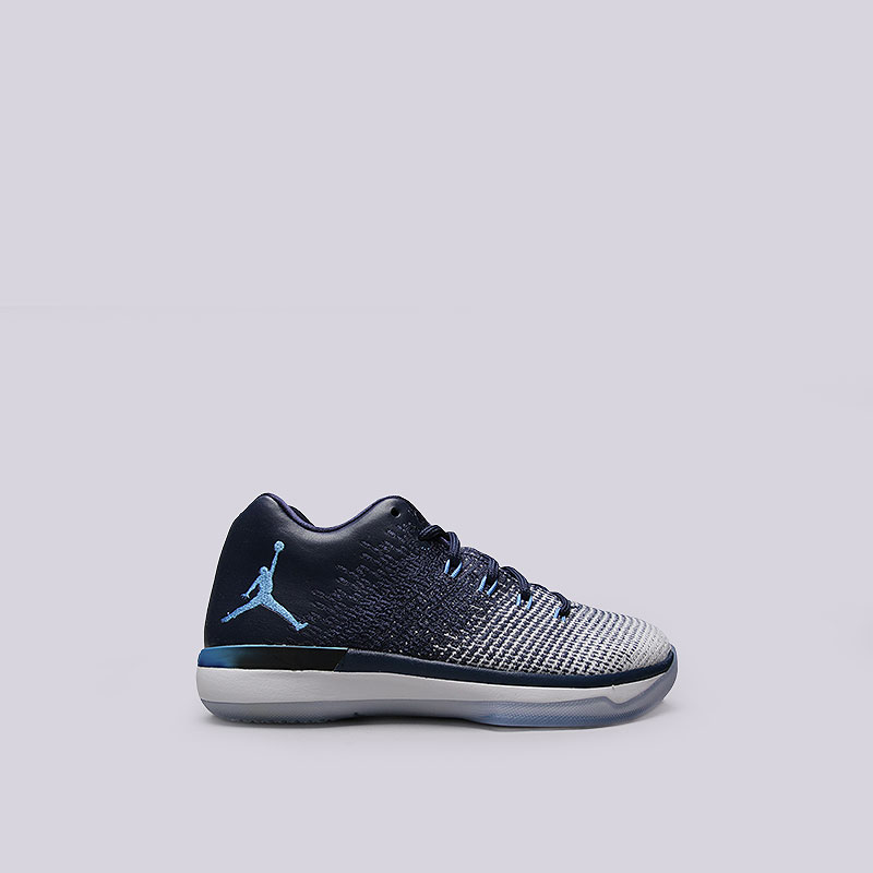 женские синие кроссовки Jordan XXXI Low BG 897562-400 - цена, описание, фото 1