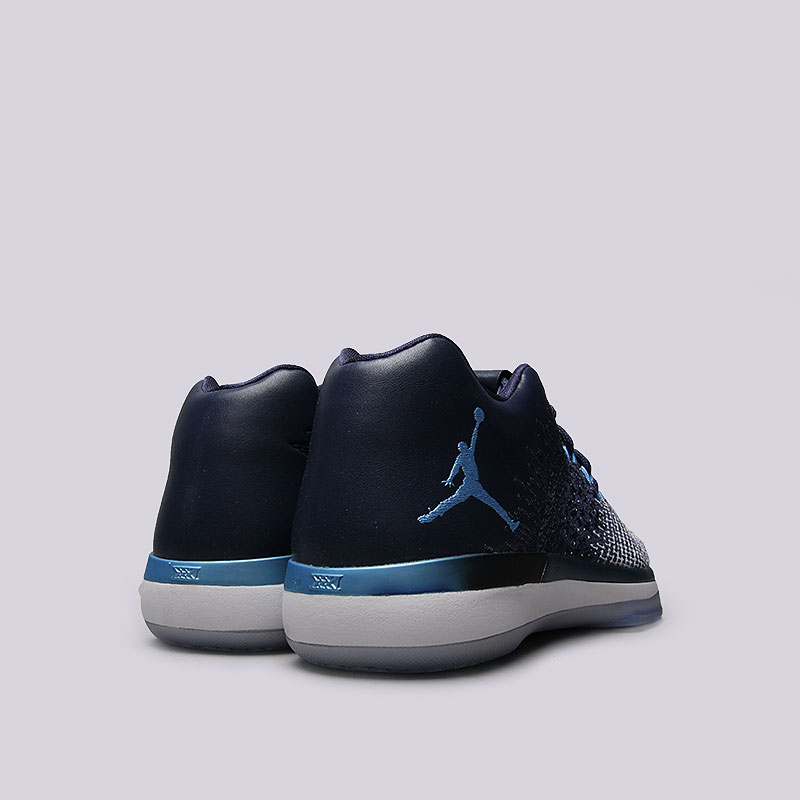 женские синие кроссовки Jordan XXXI Low BG 897562-400 - цена, описание, фото 4