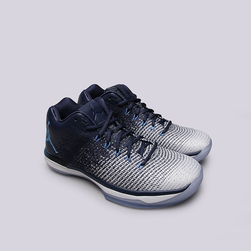 мужские синие кроссовки  Jordan XXXI Low 897564-400 - цена, описание, фото 3