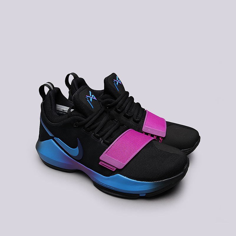 мужские черные баскетбольные кроссовки Nike PG 1 878627-003 - цена, описание, фото 3