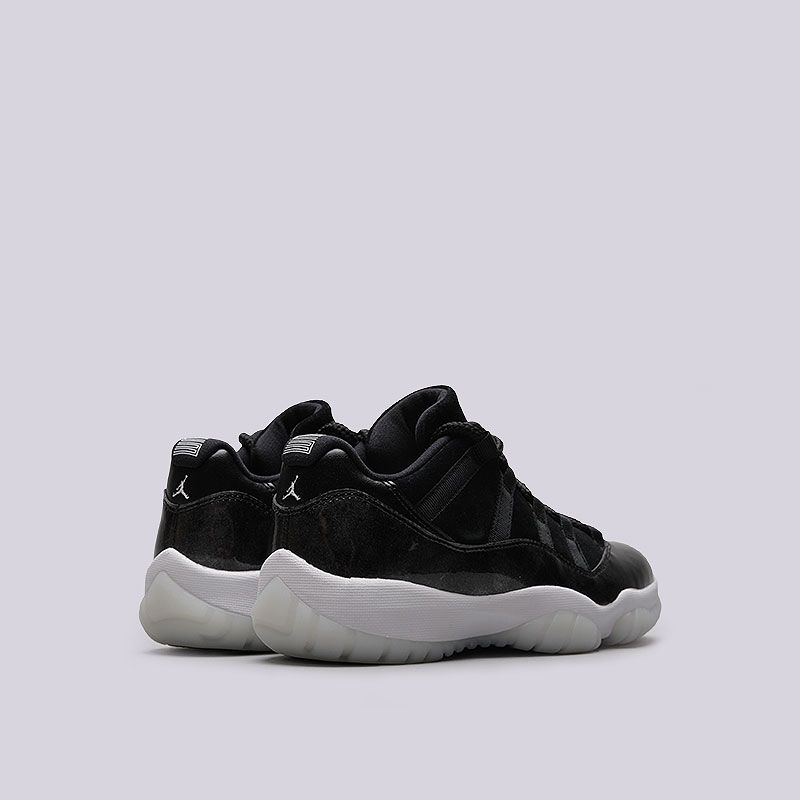мужские черные кроссовки Jordan XI Retro Low 528895-010 - цена, описание, фото 4