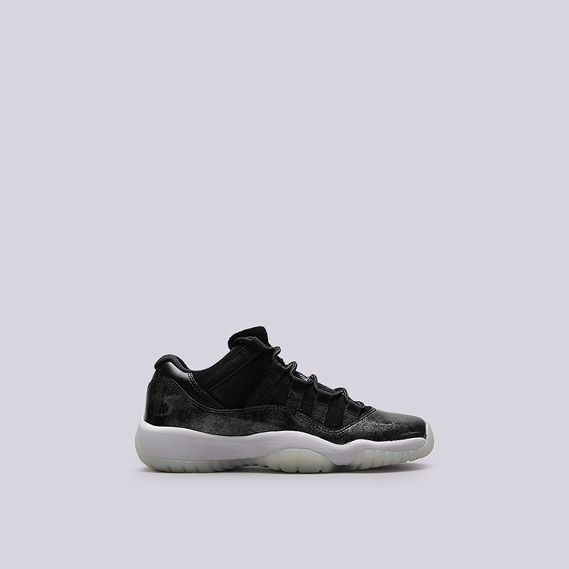женские черные баскетбольные кроссовки Jordan XI Retro Low BG 528896-010 - цена, описание, фото 1