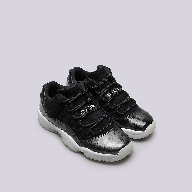 женские черные баскетбольные кроссовки Jordan XI Retro Low BG 528896-010 - цена, описание, фото 3