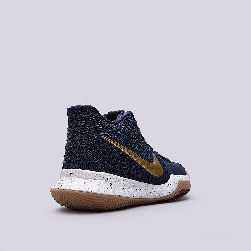 мужские синие баскетбольные кроссовки  Nike Kyrie 3 852395-400 - цена, описание, фото 4