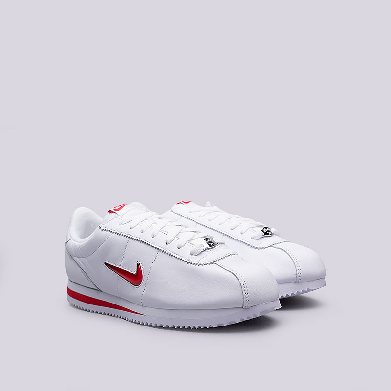 мужские белые кроссовки  Nike Cortez Basic Jewel QS TZ 938343-100 - цена, описание, фото 4