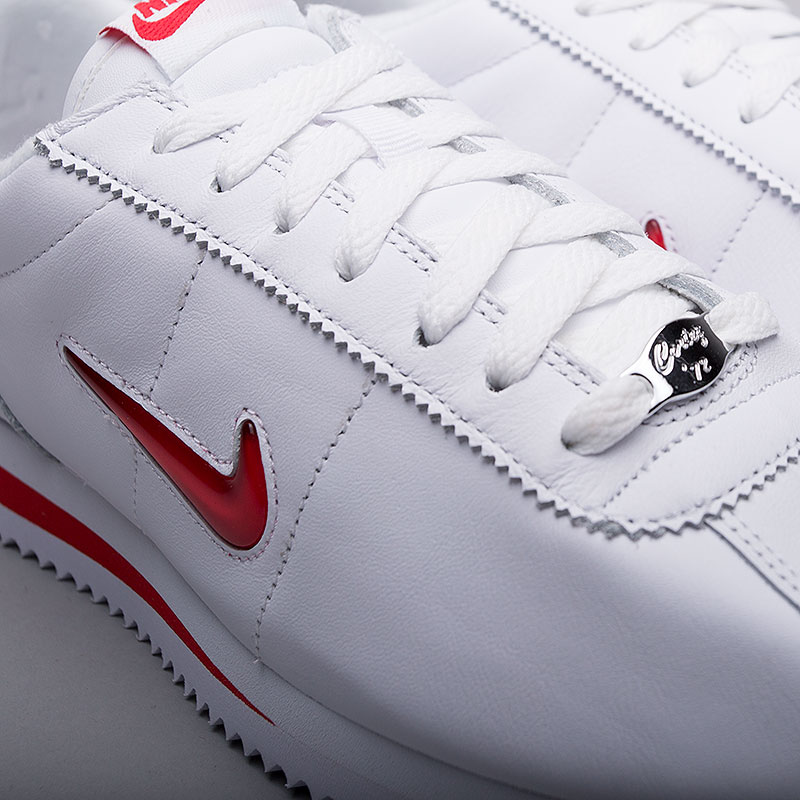 мужские белые кроссовки  Nike Cortez Basic Jewel QS TZ 938343-100 - цена, описание, фото 5