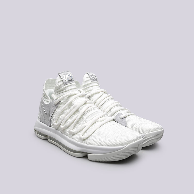 мужские белые баскетбольные кроссовки  Nike Zoom KD 10 897815-100 - цена, описание, фото 4