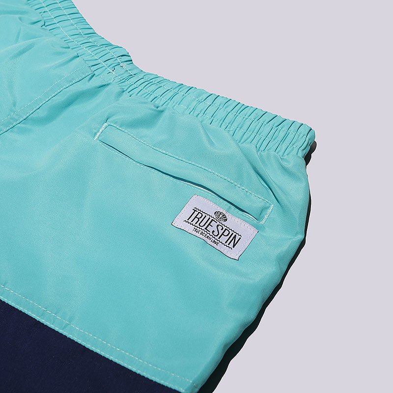 мужские голубые шорты True spin Basics Swim Shorts Basics Swim-blue/navy - цена, описание, фото 2