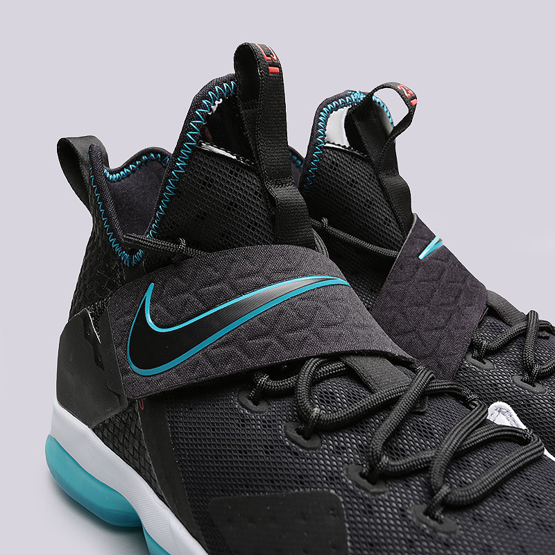 мужские черные баскетбольные кроссовки  Nike Lebron XIV PRM 943323-002 - цена, описание, фото 5