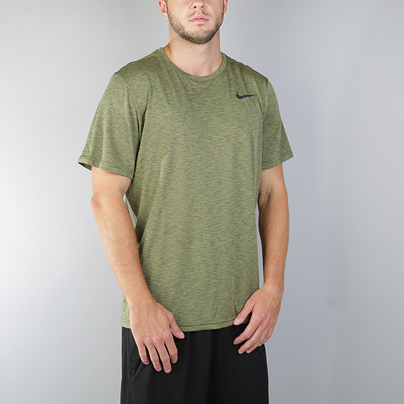 мужская зеленая футболка Nike M RT Top SS HPR Dry 832835-387 - цена, описание, фото 3