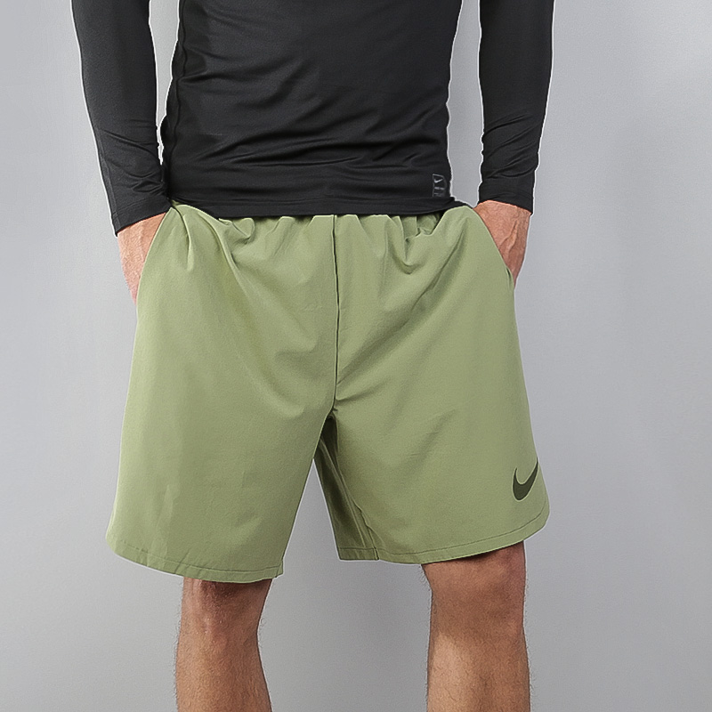 мужские зеленые шорты Nike Flex Training Shorts 833374-387 - цена, описание, фото 4
