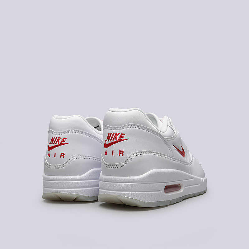 мужские белые кроссовки Nike Air Max 1 Jewel 918354-104 - цена, описание, фото 3