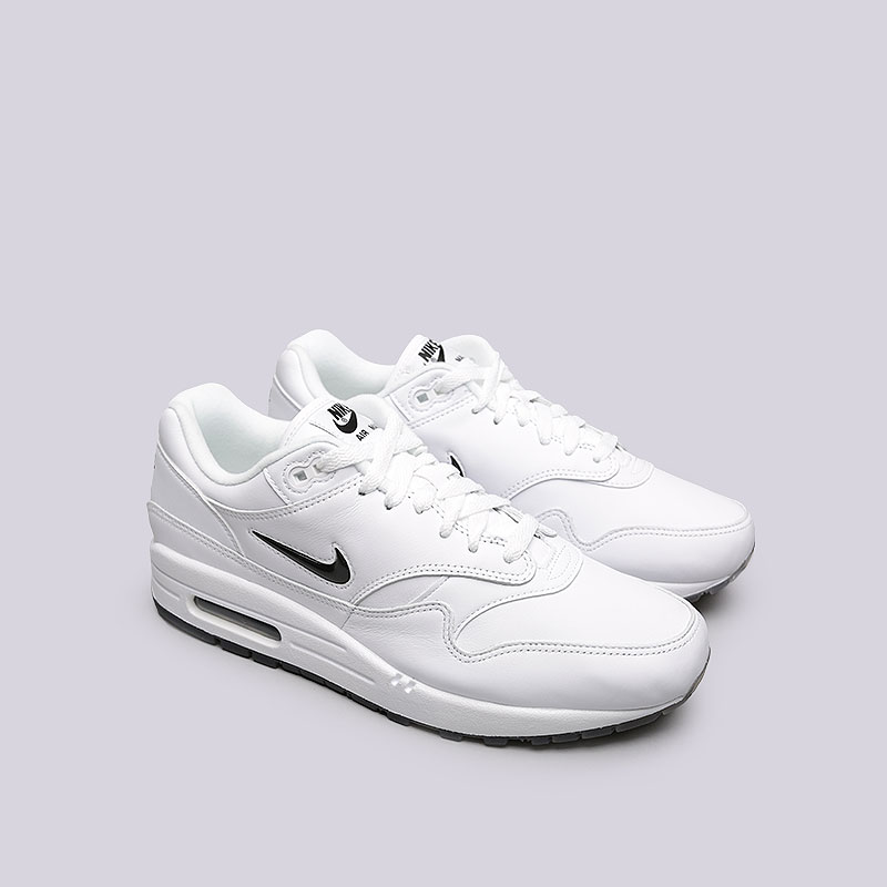 мужские белые кроссовки Nike Air Max 1 Jewel 918354-103 - цена, описание, фото 3