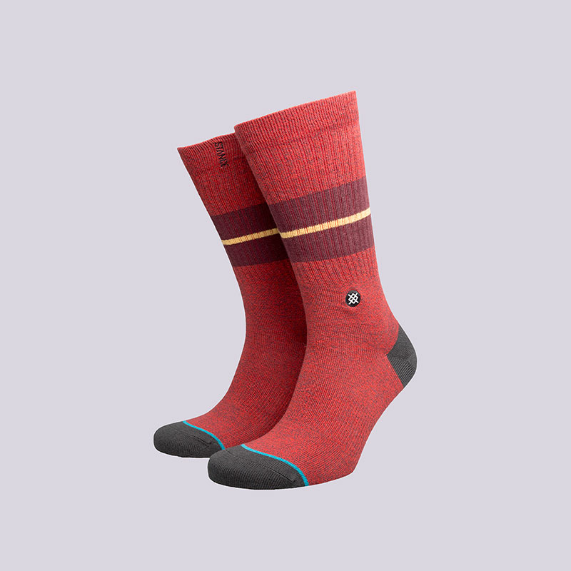 мужские бордовые носки Stance Sequoia 2 190107029780 - цена, описание, фото 1