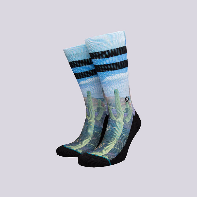 мужские голубые носки Stance Monument 847142052920 - цена, описание, фото 1