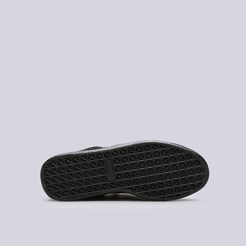 женские черные кроссовки PUMA Suede Heart Satin Wn`s 36271403 - цена, описание, фото 2