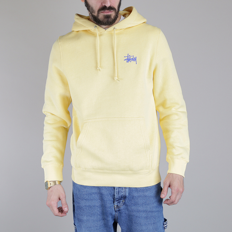

Толстовка Stussy Basic Stussy Hood, Желтый