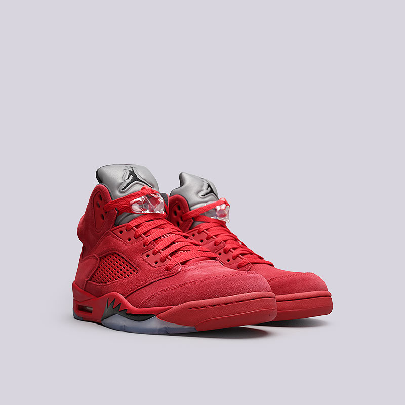 мужские красные кроссовки Jordan V Retro 136027-602 - цена, описание, фото 4