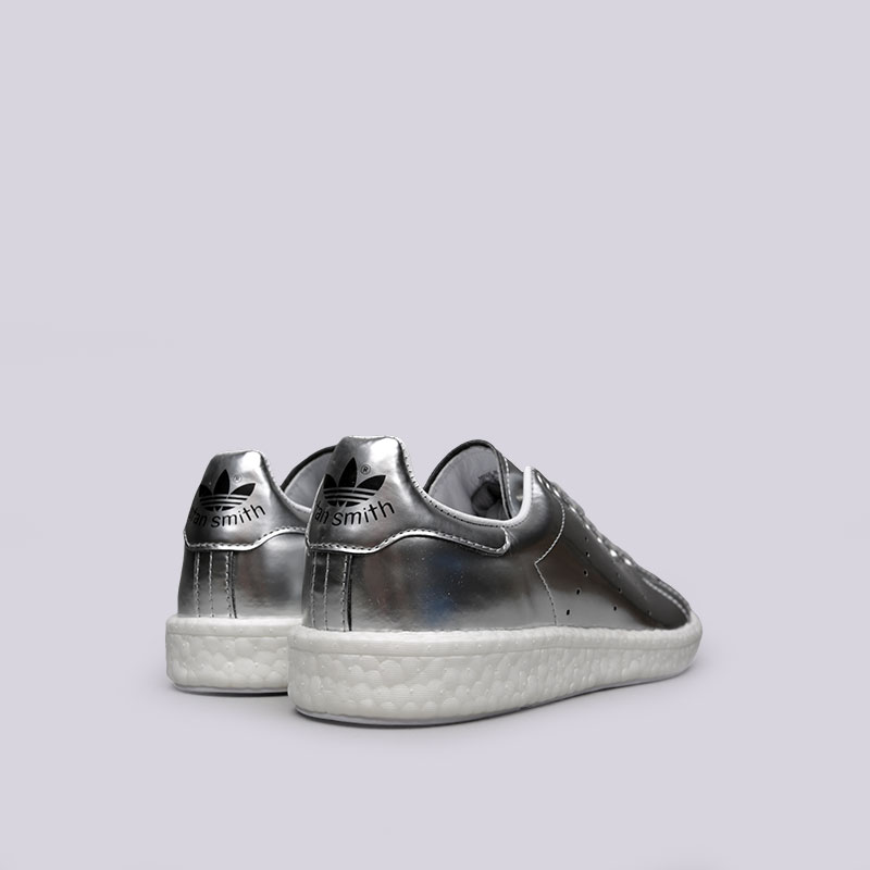 женские серебряные кроссовки adidas Stan Smith W BB0108 - цена, описание, фото 3