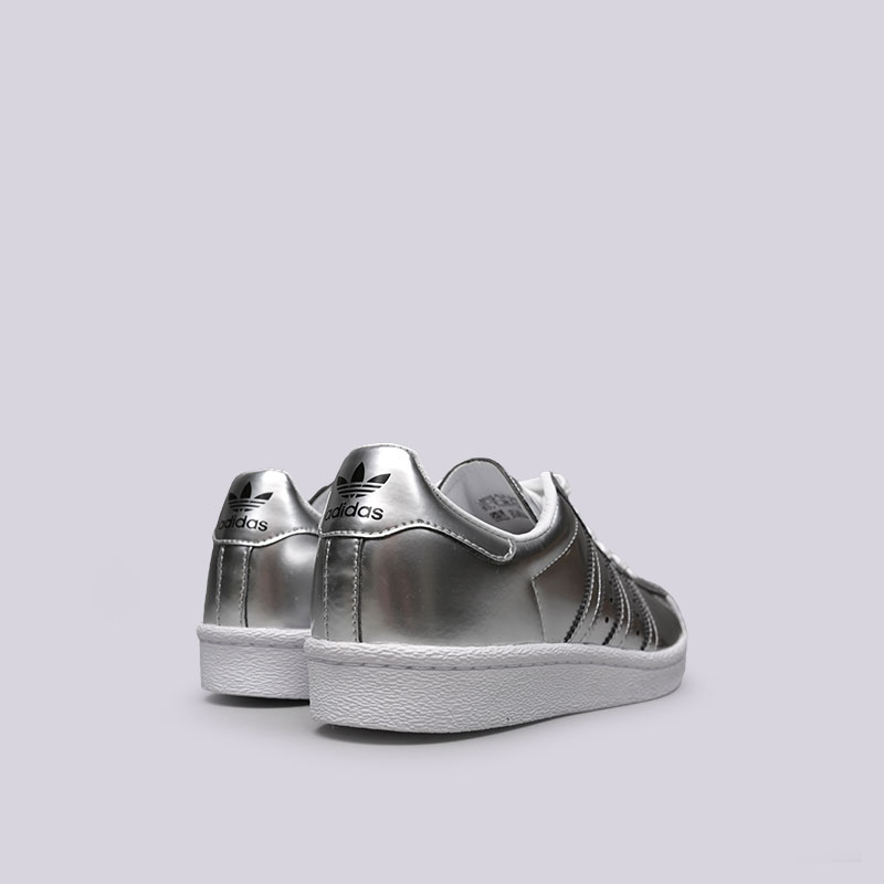 женские серебряные кроссовки adidas Superstar W BB2271 - цена, описание, фото 3