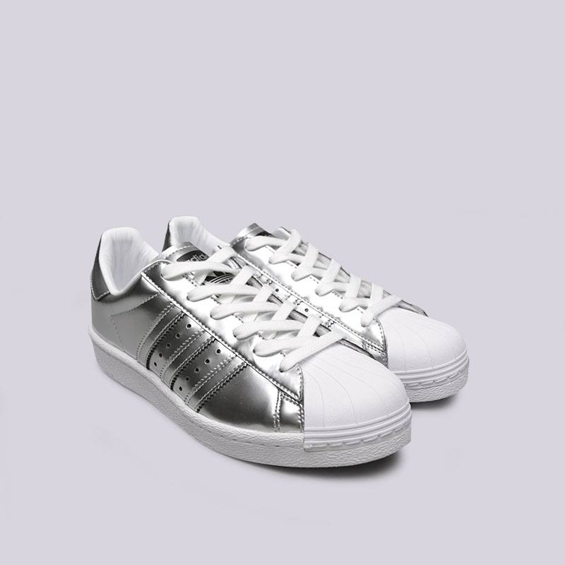 женские серебряные кроссовки adidas Superstar W BB2271 - цена, описание, фото 4