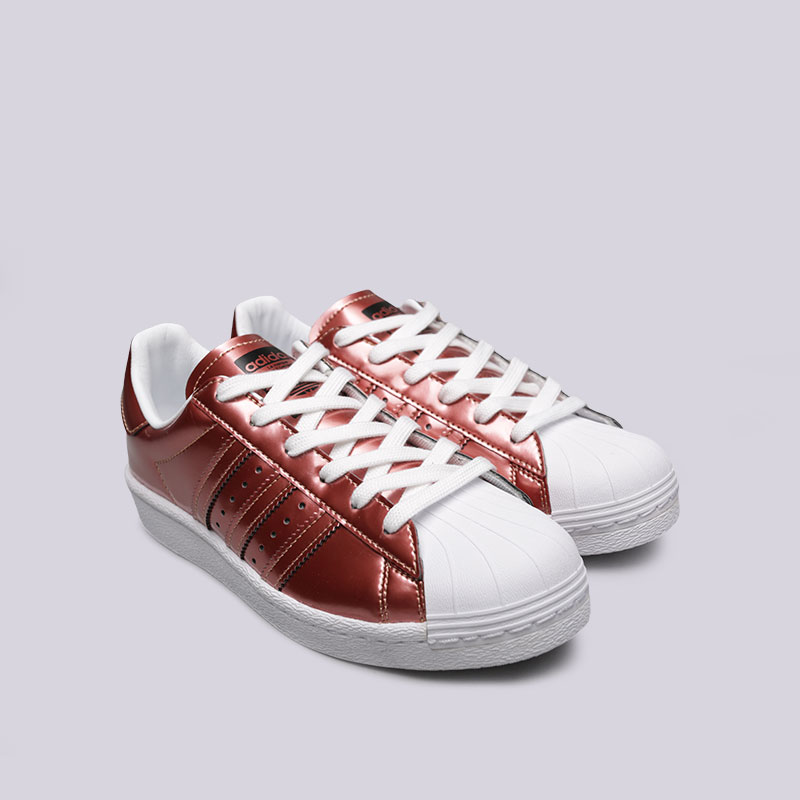 женские бордовые кроссовки adidas Superstar W BB2270 - цена, описание, фото 4