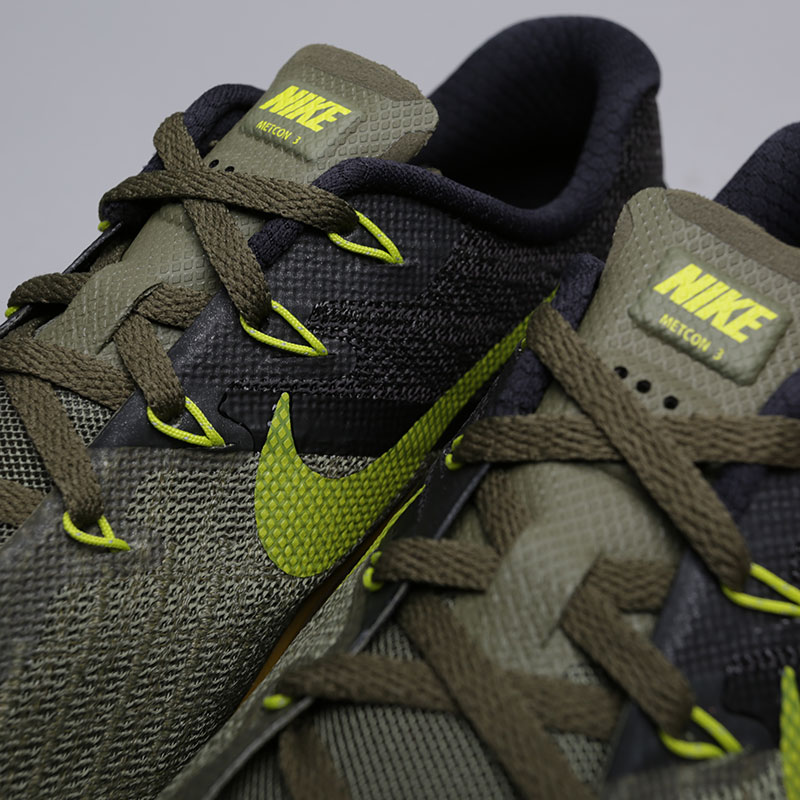 мужские оливковые кроссовки Nike Metcon 3 852928-201 - цена, описание, фото 5