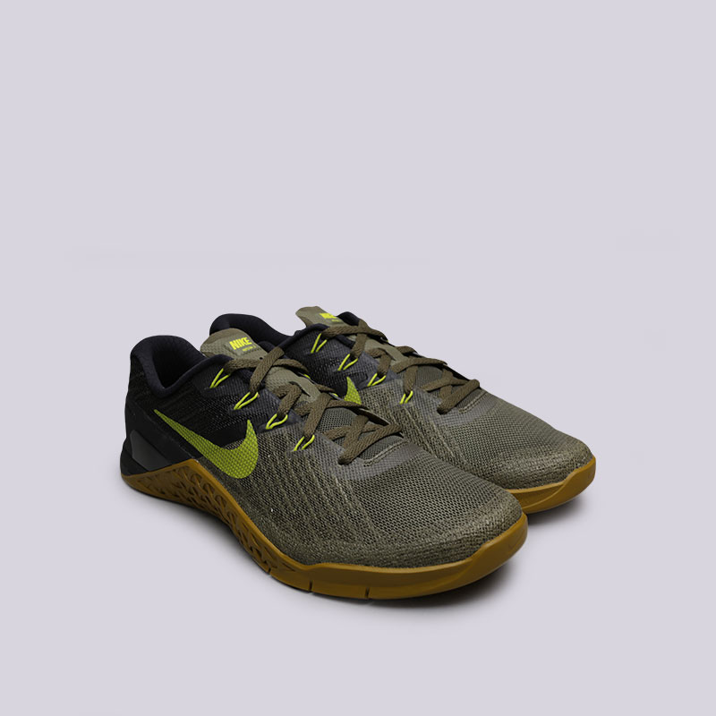 мужские оливковые кроссовки Nike Metcon 3 852928-201 - цена, описание, фото 3