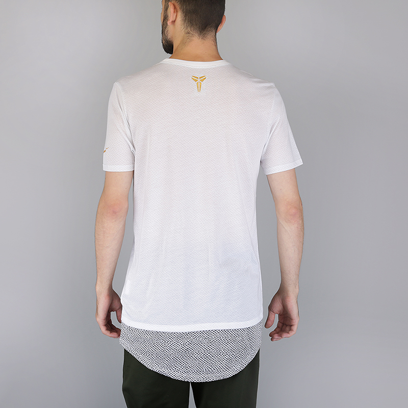 мужская белая футболка Nike Dry Kobe Basketball T-Shirt 921545-100 - цена, описание, фото 2