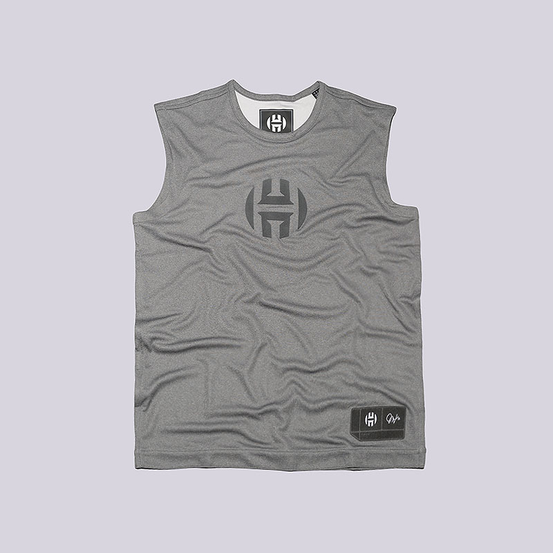 мужская серая футболка adidas Harden S/L Tee CE4747 - цена, описание, фото 1