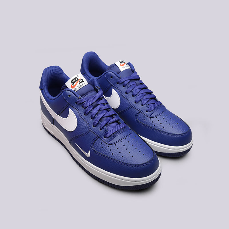 мужские синие кроссовки Nike Air Force 1 820266-406 - цена, описание, фото 3