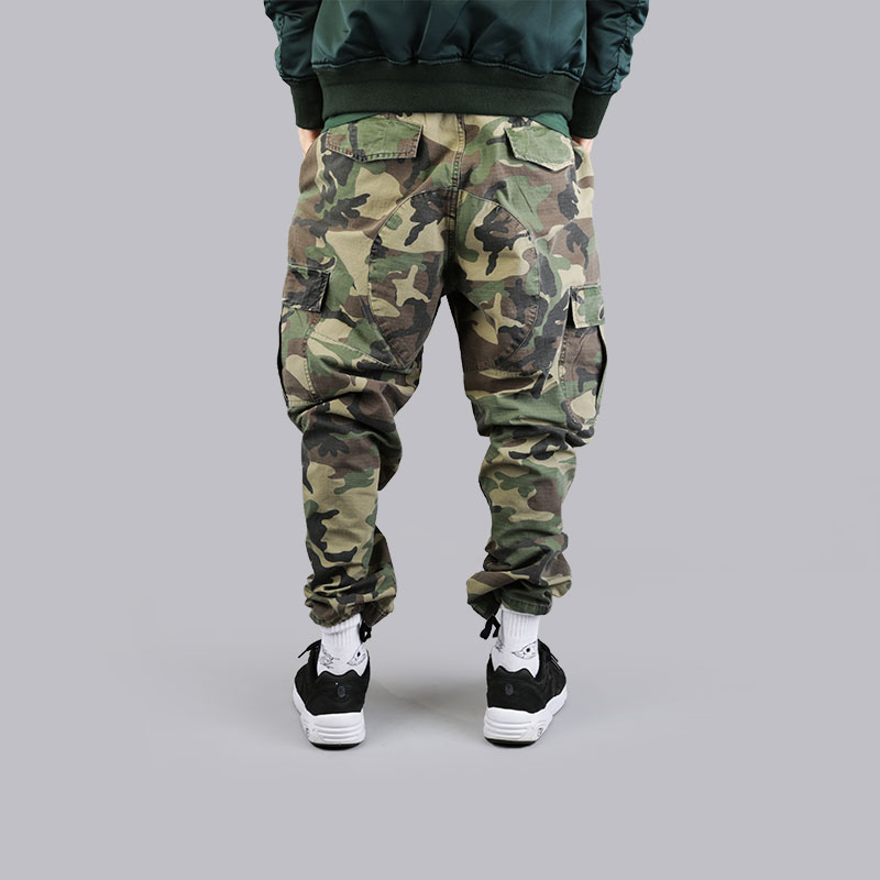 Мужские брюки Stussy Ripstop Cargo Pant (116323-Camo)  - цена, описание, фото 3