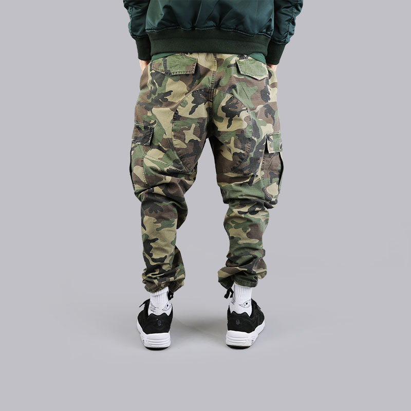 мужские  брюки Stussy Ripstop Cargo Pant 116323-Camo - цена, описание, фото 3