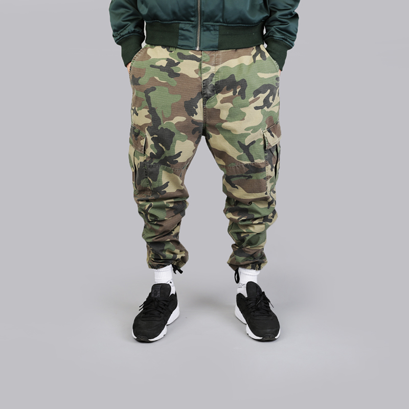 мужские  брюки Stussy Ripstop Cargo Pant 116323-Camo - цена, описание, фото 1