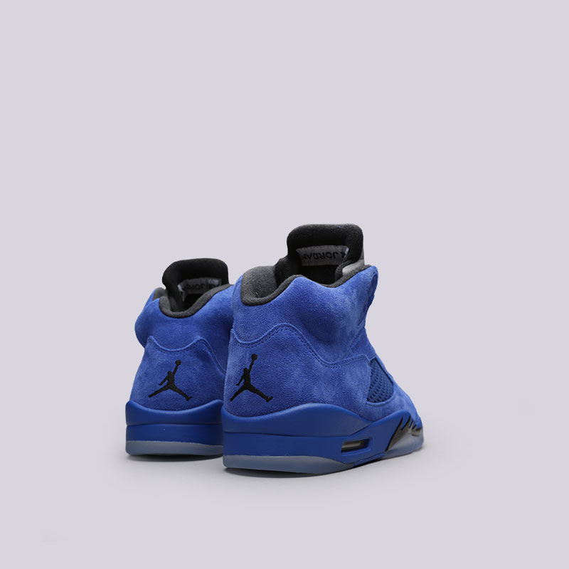 мужские синие кроссовки Jordan V Retro 136027-401 - цена, описание, фото 3