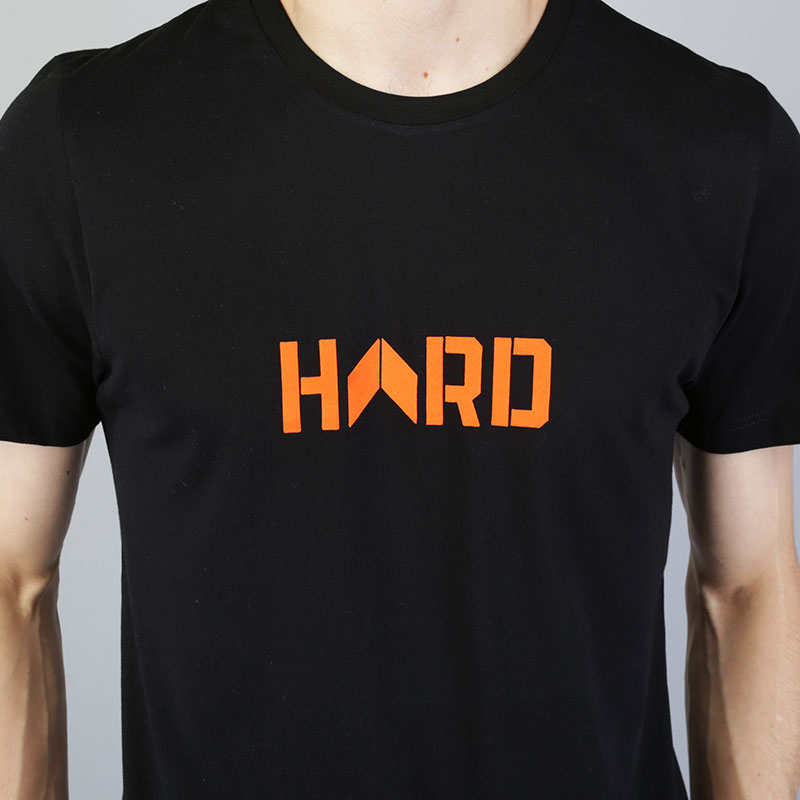 мужская черная футболка Hard Лого hard-black-tee - цена, описание, фото 2
