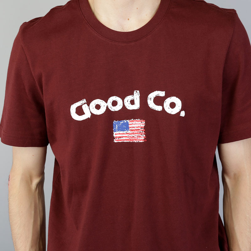 мужская бордовая футболка Reebok TGC New Tee CD4044 - цена, описание, фото 2