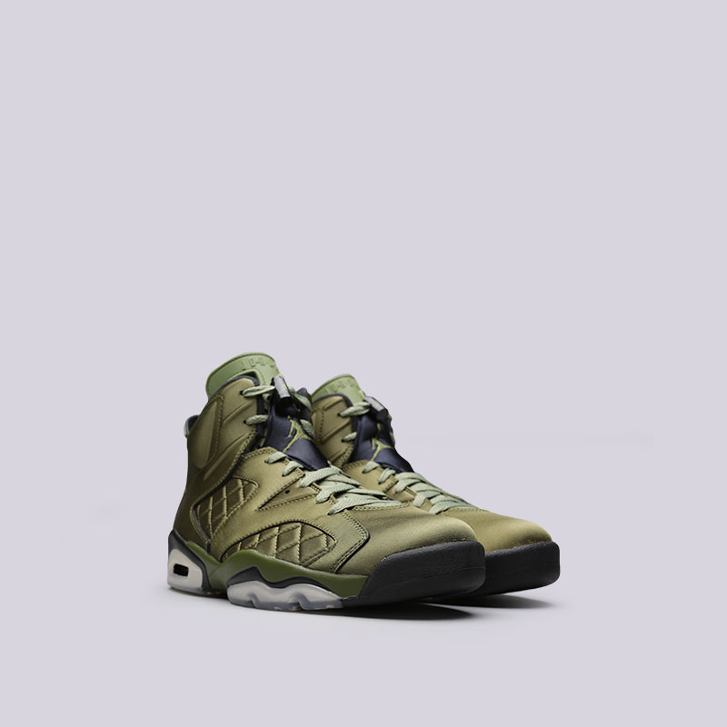 мужские зеленые кроссовки Jordan VI Retro Pinnacle AH4614-303 - цена, описание, фото 4