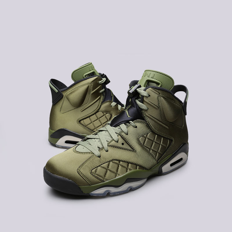 мужские зеленые кроссовки Jordan VI Retro Pinnacle AH4614-303 - цена, описание, фото 6