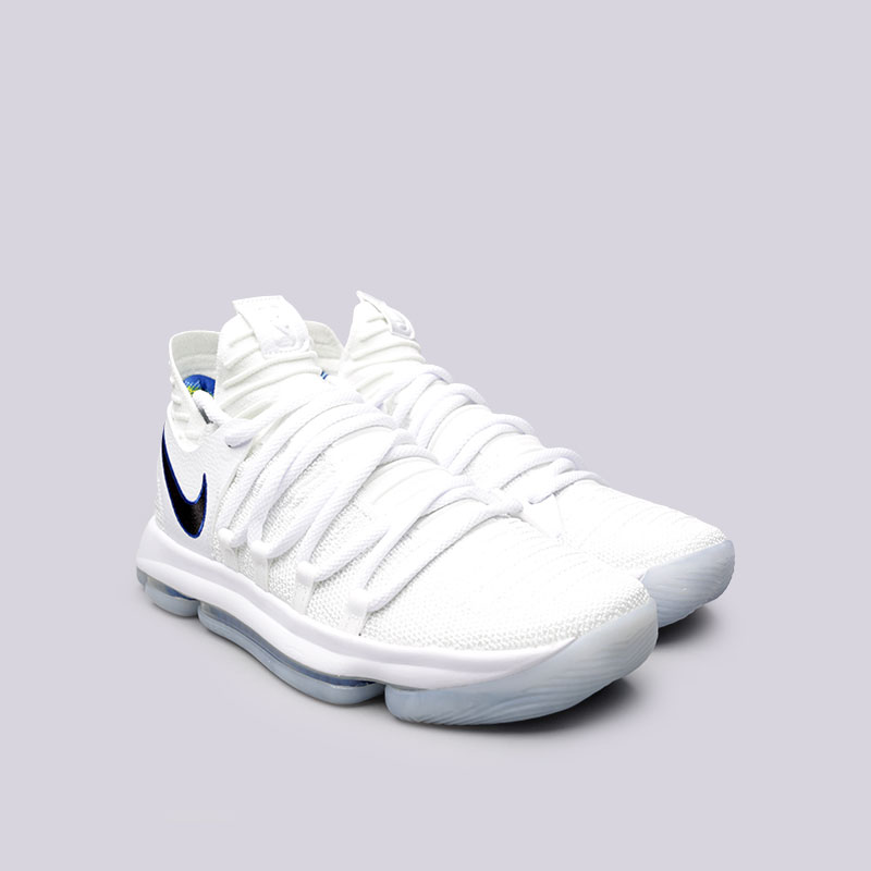 мужские белые баскетбольные кроссовки  Nike Zoom KD 10 897815-101 - цена, описание, фото 4